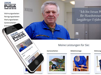 Webprojekt für Hausbetreuer